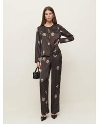 Reformation - Eloise Silk Two Piece - Lyst