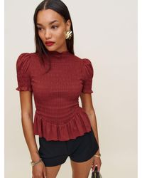 Reformation - Aggie Top - Lyst