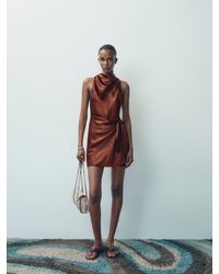 Reformation - Stelliana Silk Dress - Lyst