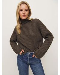 Reformation - Lawson Oversized Cashmere Turtleneck - Lyst