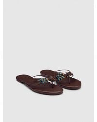 Reformation - Jessica Flat Thong 5 - Lyst