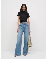 Reformation - Laurel Sheer Alpaca Mock Neck - Lyst