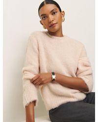 Reformation - Jude Brushed Alpaca Crew - Lyst
