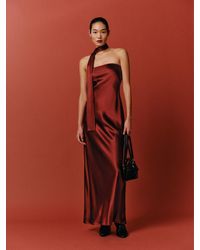 Reformation - Oren Silk Dress - Lyst