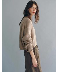 Reformation - Remy Regenerative Wool Crew Sweater - Lyst