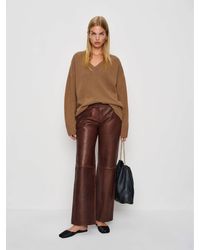 Reformation - Jadey Cashmere Oversized V-Neck Sweater - Lyst