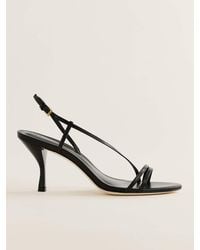 Reformation - Petunia Heeled Sandal Leather 5 - Lyst