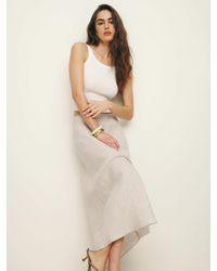 Reformation - Layla Linen Skirt - Lyst