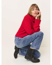 Reformation - Katerina Lug Sole Chelsea Boot Tumbled 5 - Lyst