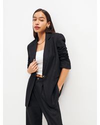 Reformation - The Classic Relaxed Linen Blazer - Lyst