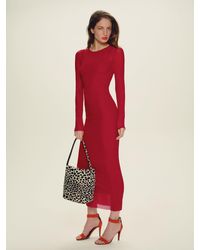 Reformation - Rene Mesh Knit Dress - Lyst