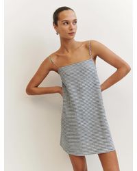 Reformation - Aubree Linen Dress - Lyst