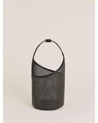 Reformation - Small Mesh Silvana Bucket Bag Sparkle Mesh - Lyst