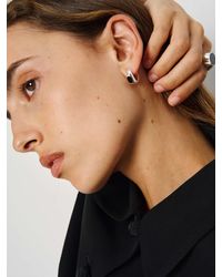 Reformation - Mabel Earrings Onyx - Lyst