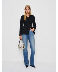 Reformation - Sharon Stretch Mid Rise Bootcut Jeans Denim - Lyst