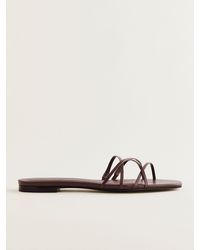 Reformation - Wagner Strappy Flat Sandal - Lyst