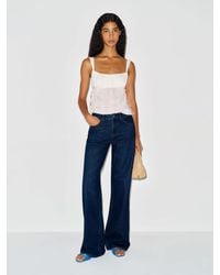 Reformation - Cary Low Rise Slouchy Wide Leg Jeans Denim - Lyst