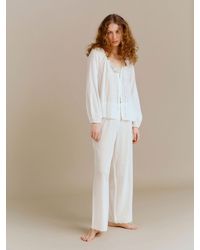 Reformation - Paloma Pajama Set Lace - Lyst