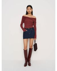 Reformation - Florie Twist Front Sweater - Lyst