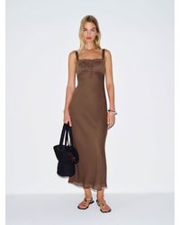Reformation - Liliosa Dress Dark 0 - Lyst
