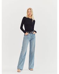 Reformation - Val 90S Mid Rise Wide Leg Jeans - Lyst