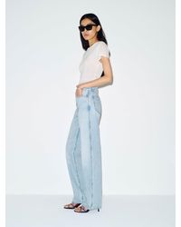 Reformation - Val 90S Mid Rise Straight Jeans Denim - Lyst