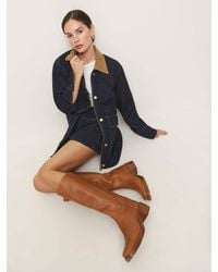 Reformation - Frances Knee High Boot 6 - Lyst