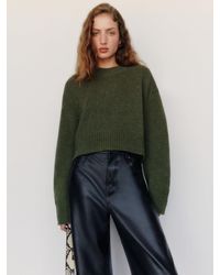 Reformation - Remy Regenerative Wool Crew Sweater - Lyst