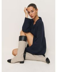 Reformation - Graham Knee High Boot - Lyst