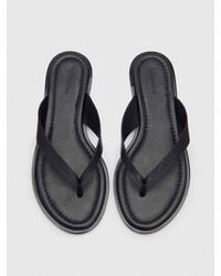 Reformation - Jessie Thong Sandal Leather 6 - Lyst