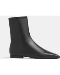 Reformation - Remy Flat Stretch Ankle Boot Stretch Leather 5 - Lyst
