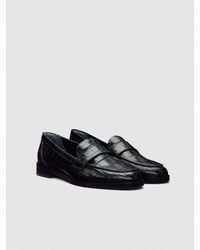 Reformation - Kaylee Loafer Croc - Lyst