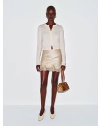 Reformation - Carolina Silk Mini Skirt - Lyst