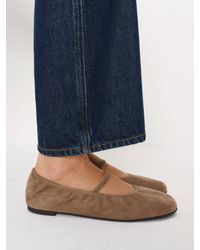 Reformation - Buffy Ruched Ballet Flat 5 - Lyst