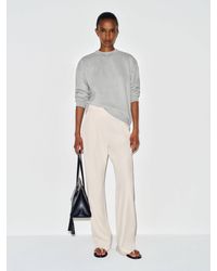 Reformation - Drew Vintage Oversized Crewneck Sweatshirt Heather - Lyst