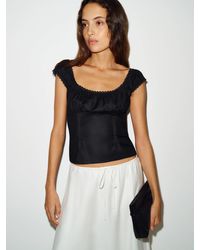 Reformation - Amouret Top Lace 0 - Lyst