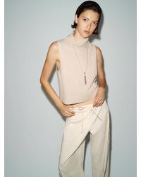 Reformation - Flora Cashmere Sleeveless Turtleneck - Lyst