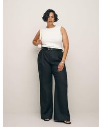 Reformation - Alex Linen Pant Es - Lyst