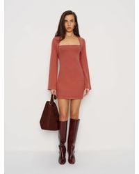 Reformation - Chloe Knit Shrug Dress Set - Lyst