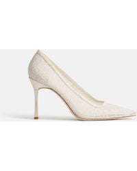 Reformation - Joelle Heeled Pump Lace 7 - Lyst