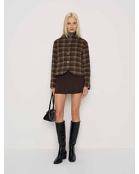 Reformation - Owen Jacket Plaid - Lyst