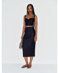 Reformation - Fontana Linen Two Piece 0 - Lyst