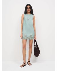 knee length dresses for ladies AVIANA Linen Low Back Strap Dress – Look Want Wear Love