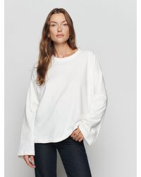 Reformation - Oversized Long Sleeve Tee - Lyst