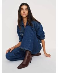 Reformation - Remy Stretch Ankle Boot 5 - Lyst