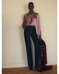 Reformation - Loli High Rise Bootcut Jeans Denim - Lyst