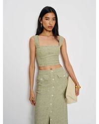 Reformation - Jasmine Linen Top - Lyst