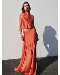Reformation - Sera Silk Two Piece - Lyst