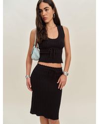 Reformation - Erin Cotton Sweater Set - Lyst