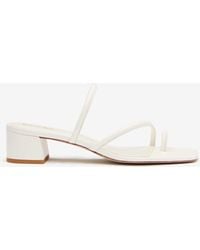 Reformation - Meena Toe Ring Block Heel Sandal - Lyst
